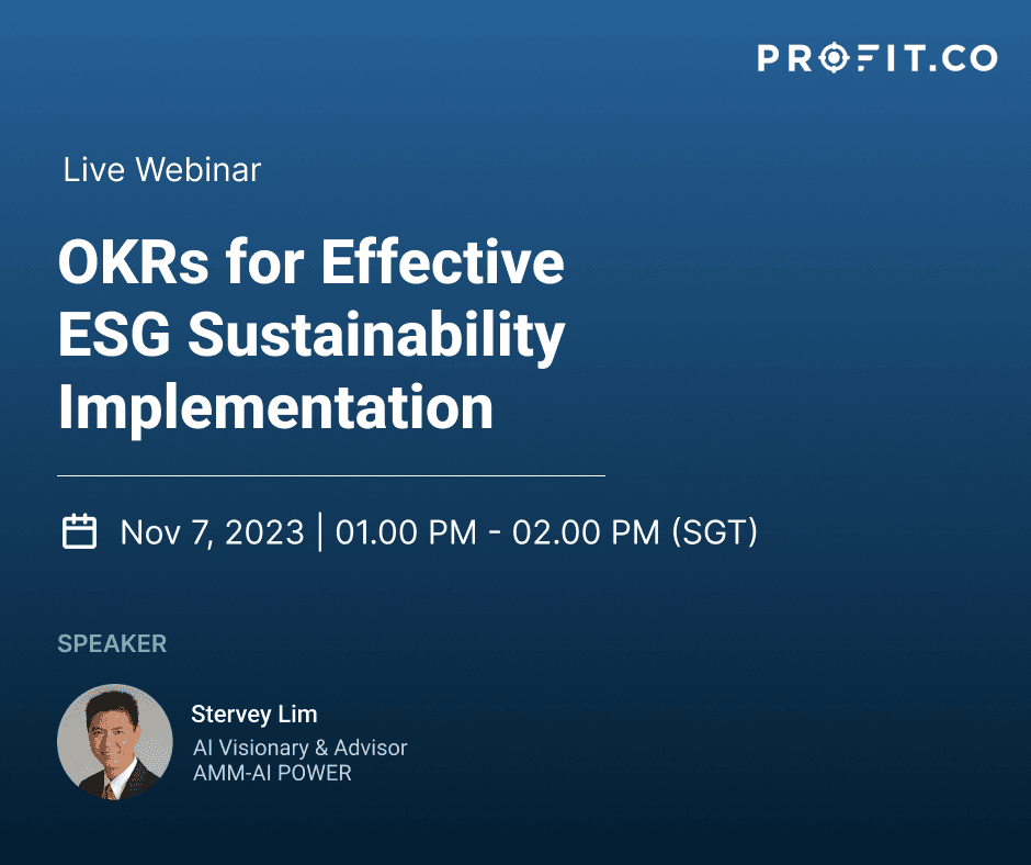 OKRs for Effective ESG Sustainability Implementation