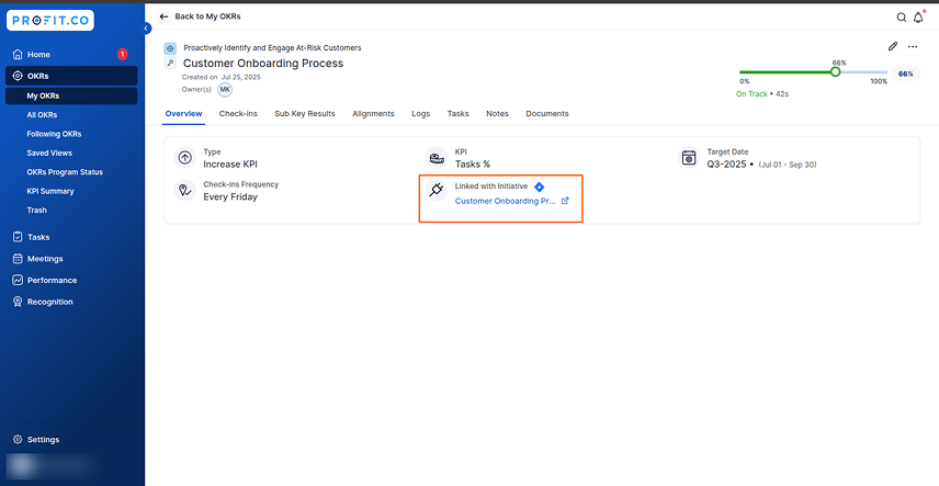 Create a Jira Epic as a Sub-Key Result screenshot 6