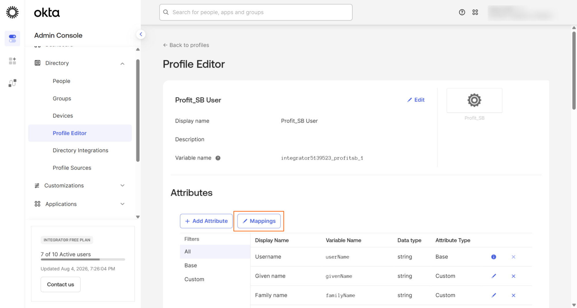 Step 2 screenshot 2